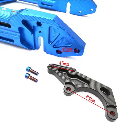 M3 M5 Elmotorcykel Svängarm 3D CNC Justerbar Aluminiumlegering Dubbelrör Bakre Platt Gaffel För M3 M5 M6 Monkey Modifierad 6 best sales svängarm - №1