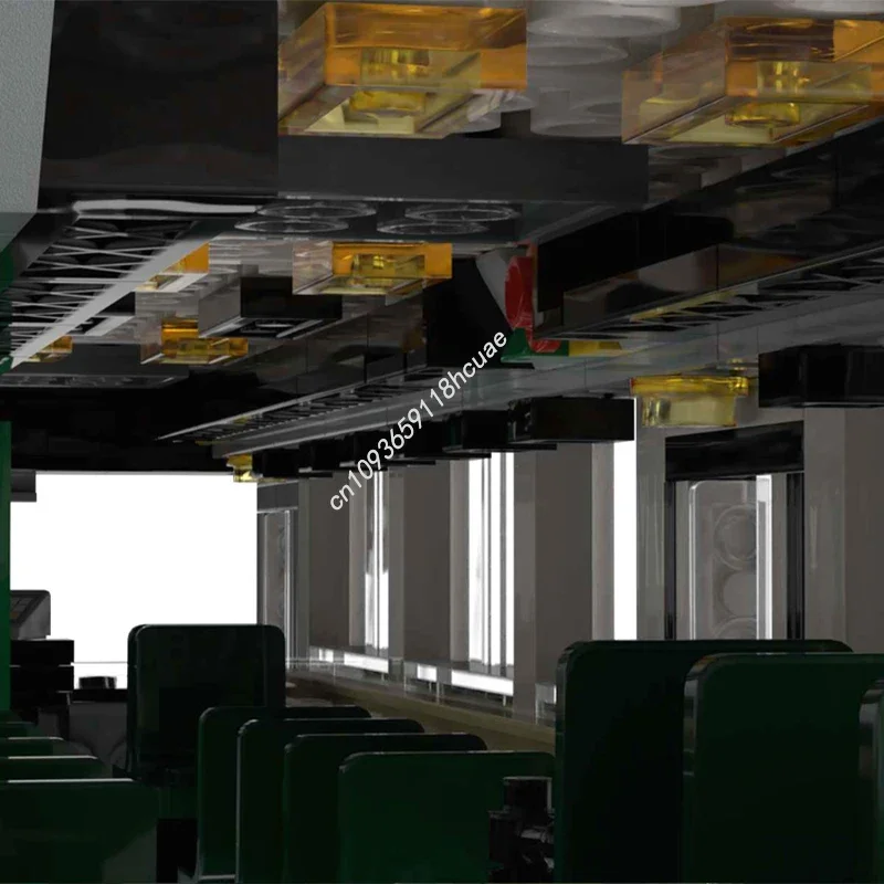 مجموعة بناء نموذج حافلات المدينة إيكاروس 256.22V1، 1173 قطعة، مكعبات بناء إبداعية تعليمية، هدية للأطفال، لعبة تركيب ذاتية الصنع