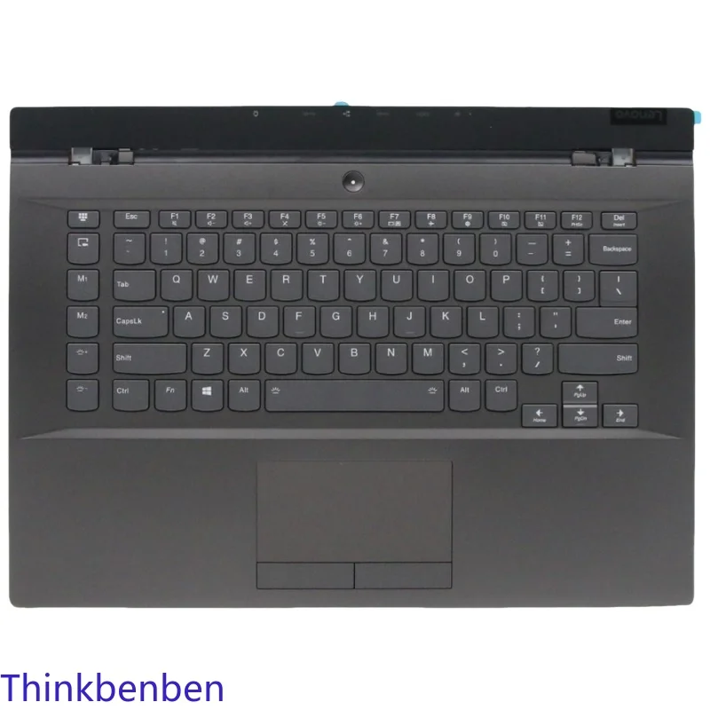 US English Black Keyboard Upper Case Palmrest Shell Cover For Lenovo Legion Y730 15 15ICH 5CB0S56973