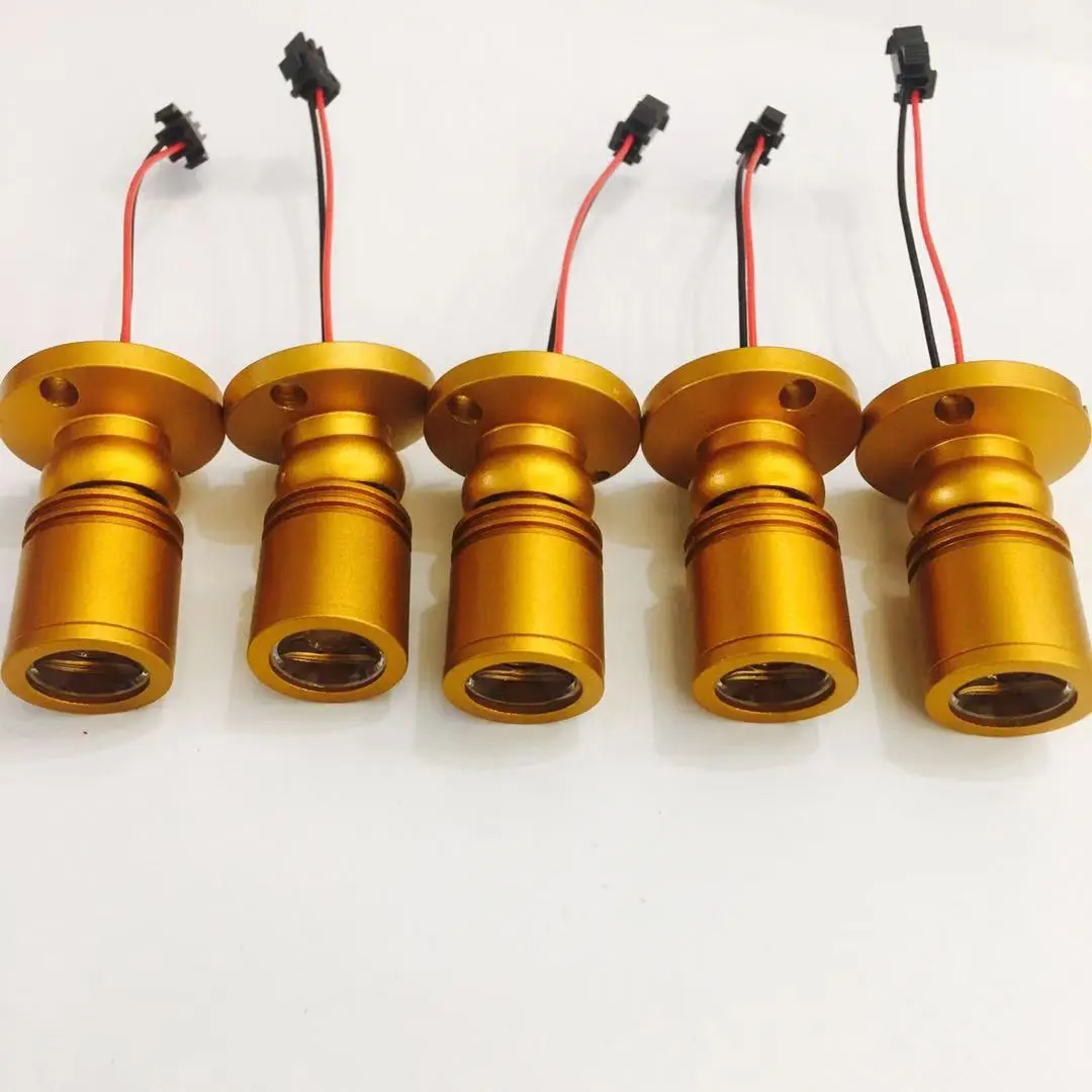 

230v Mini led spot Wholesale Leecom gold Frame 10pcs/lot Светильник Потолок Cabinet Spotlight 3w Diameter 20mm