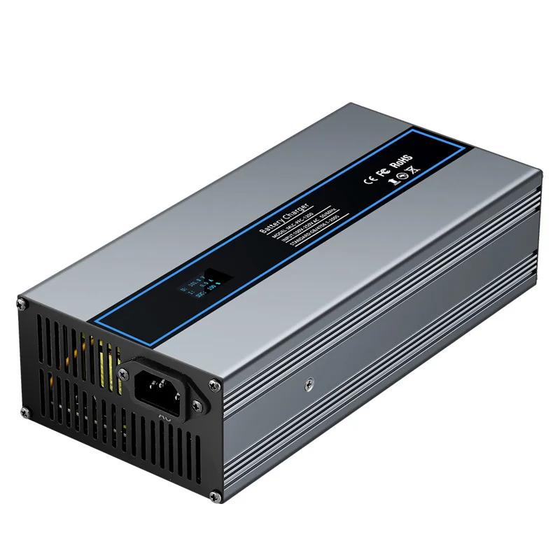 5A 8A 10A 84V 96V 100.8V 117.6V 120V 126V 134.4V 168V PFC شاحن بطارية ليثيوم أيون Lifepo4 USA EU 24S 28S 30S 32S 36S 40S