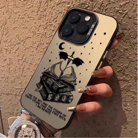 Plating Case for Samsung Galaxy S25 S24 Ultra S23 S22 S21 Plus FE A56 A36 A26 5G A16 A06 4G Note 20 Cool Dragon Wings Back Cover