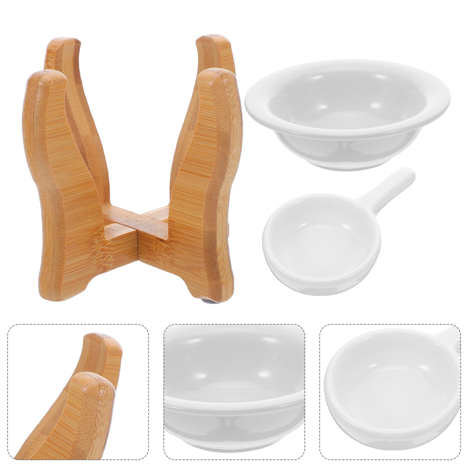 

Aromatherapy Lamp Stove Essential Oil Melt Burner Warmer Tealight Wax Bamboo