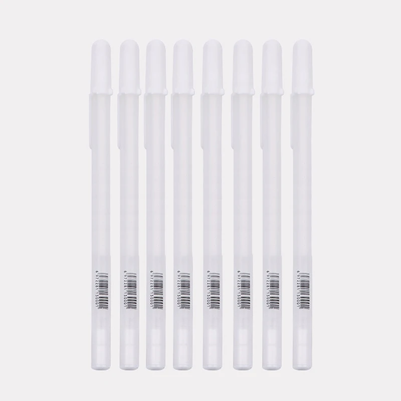 1/3Pcs 0.8mm Oily White Marker Pen Graffiti Pens Waterproof Permanent Gel Pencil Tire Painting Notebook Environmental Pen