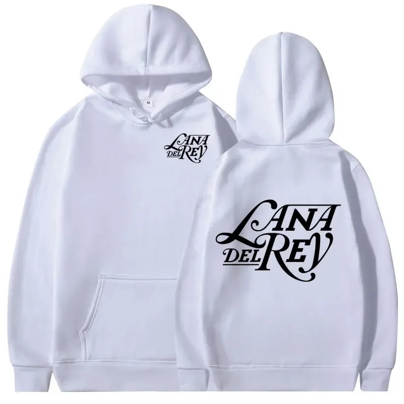 New Men\'s Hoodies Lana Del Rey Print Casual Oversized Hip Hop Women\'s Hooded Sweatshirt Sportswear Pullover Hoodies Streetwear