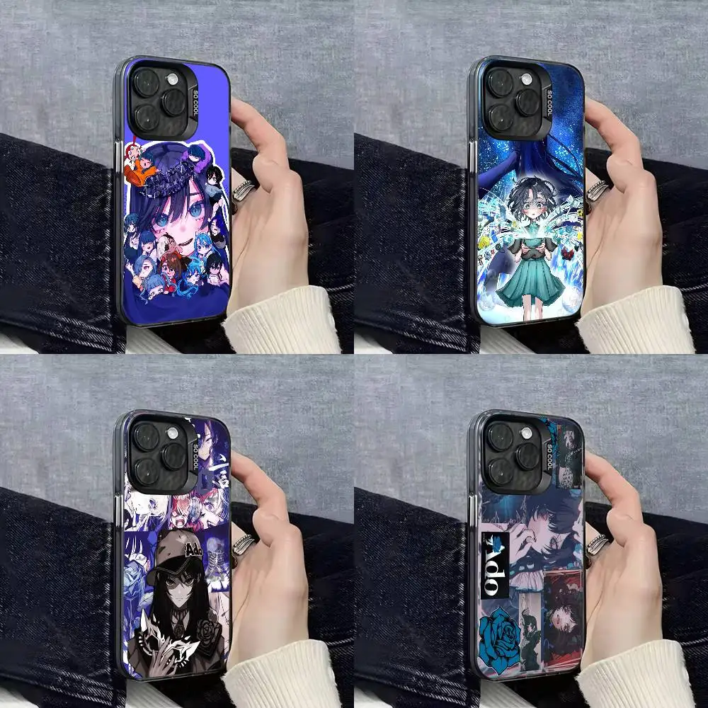 

Phone Case For iPhone 17,16,15,14,13,12,11,Pro,Max,Plus,E,SE4,Air,Mini Black IMD Cute A-Ado Kyogen Adobum Girl Cover