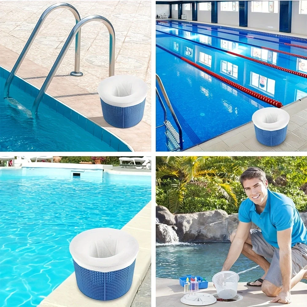 

5/10/1Pcs Pool Skimmer Socks Household Perfect Savers Nylon Mesh Swimming Pool Filters Socks for Baskets Skimmers Ground Pool