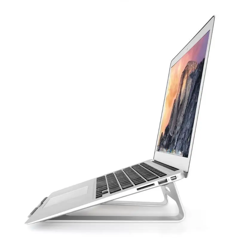 96GE Cooling Aluminum Laptop Stand for Macbook Vertical Base Holder Bracket