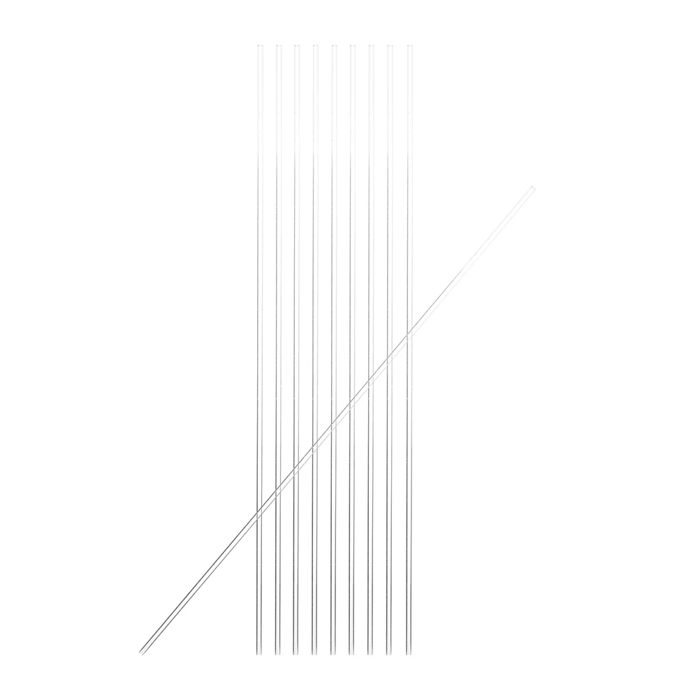 

10 pcs Plant Support Sticks Acrylic Garden Stakes Transparent Dowel Rods Vines Tomato Plants Stable Growth