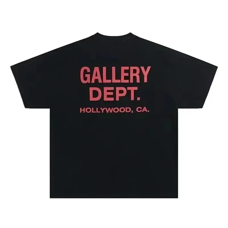 Vintage High Street T-Shirt Gallery Dept Printed Shirt Fashion Letter Print T-shirt Casual O-neck Tee Women Tee Summer Brand Top