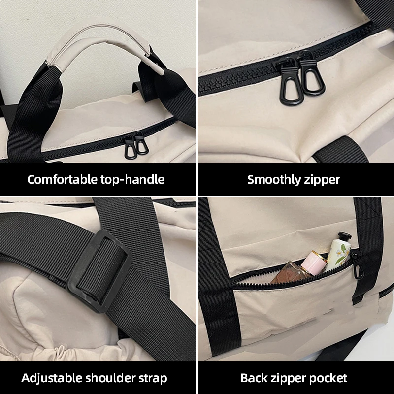 متعددة الوظائف الصالة الرياضية اللياقة البدنية الرياضة اليوغا حقيبة سباحة الجافة الرطب فصل المحمولة السفر لمسافات قصيرة الأمتعة حقيبة تخزين كبيرة #6