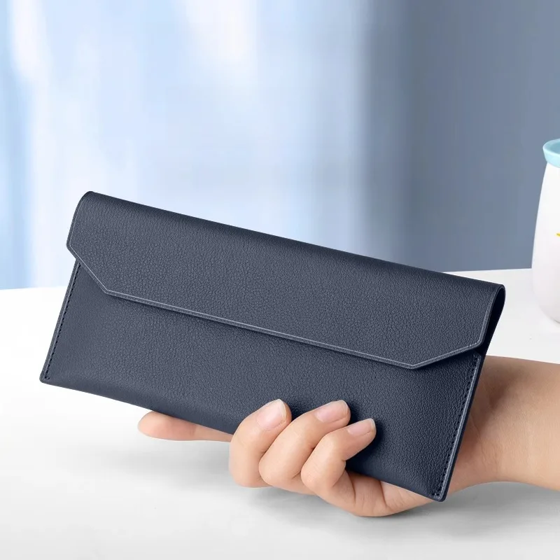 Genuine Leather Solid Color Phone Bag, Suitable for Holding Mobile Phones, Cash Cards, Wallets, Etc., Multi-Purpose, Suitable for Daily Use, Phone Bag for Men and Women, Suitable as a Gift