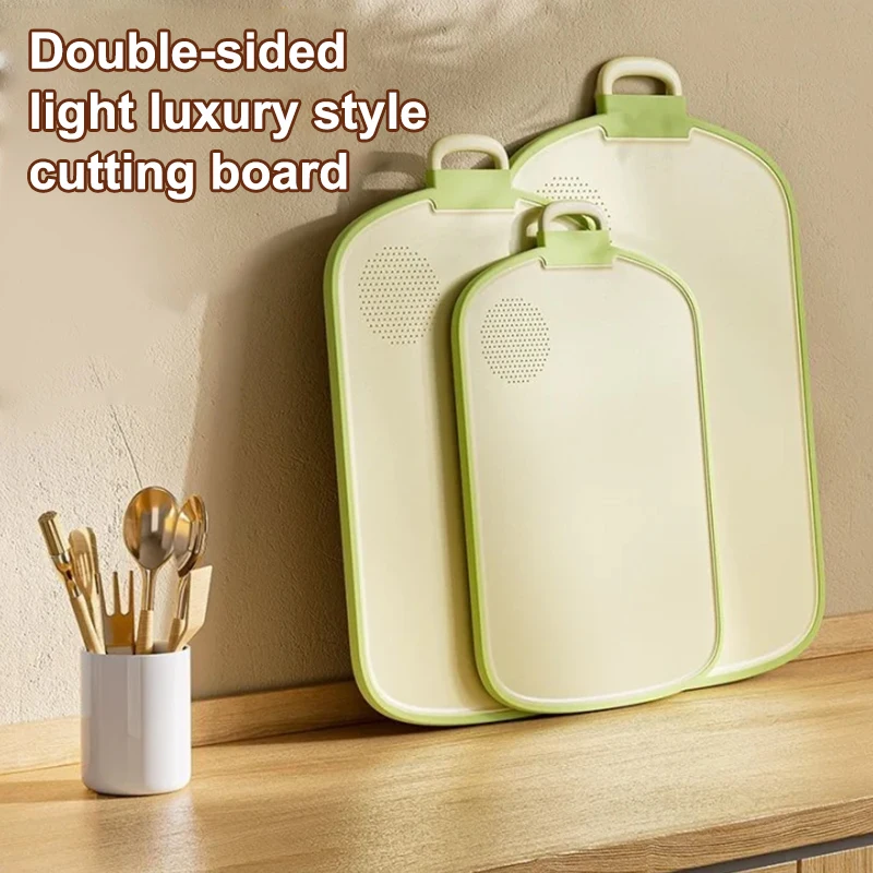

Роскошная антибактериальная разделочная доска — двухсторонняя конструкция для безопасной приготовления пищи, стильная кухня и домашняя необходима