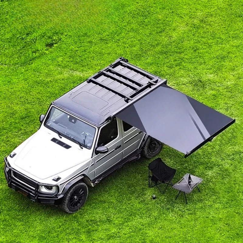 canopy, parallel tent on the side of the car, outdoor camping side tent, automatic rebound shading and rainproof