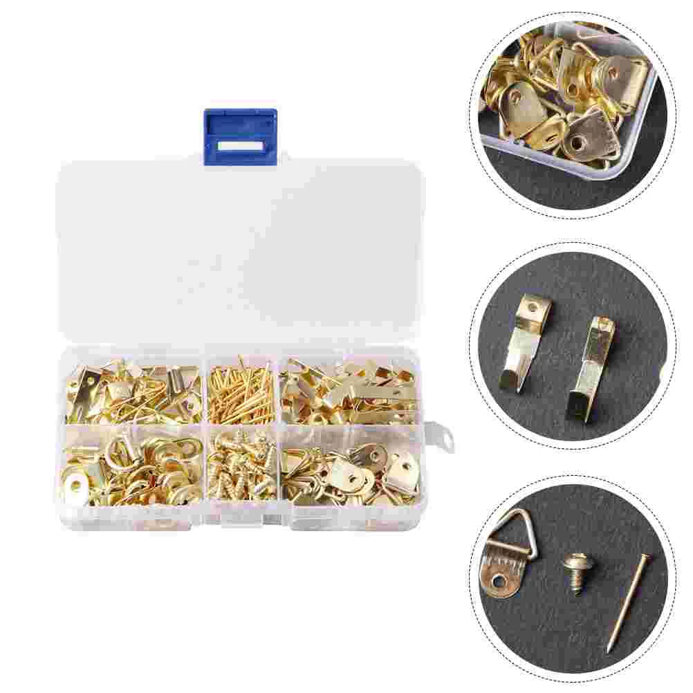 

Coat Hanger Photo Frame Hook Set Clothes Racks Tacks Iron Picture Non-trace Nail with Nails