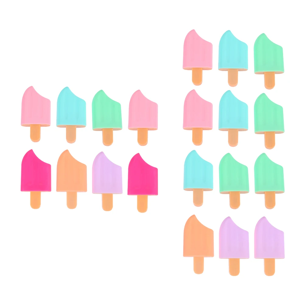 

20 Colorful Highlighters Mini Office Supplies Stationery Popsicle Markers Smooth Writing Gift Students Teachers