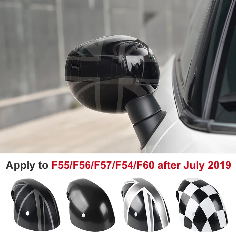 

Чехлы для зеркал заднего вида Mini Cooper F56 F55 F57 F54 F60 Countryman Clubman после июля 2019 года внешние аксессуары корпус из АБС-пластика