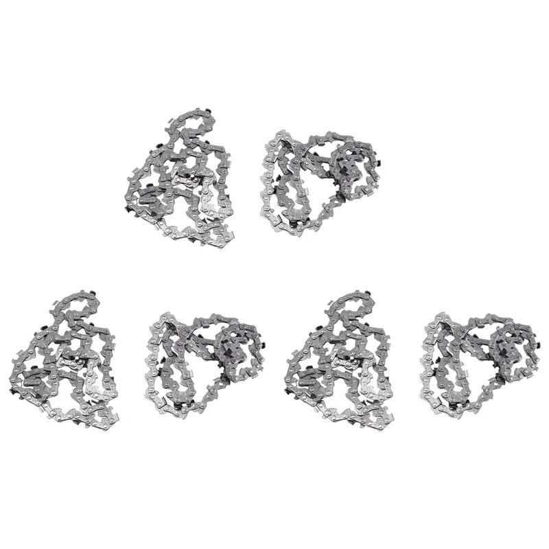 

ABFI 6Pcs 8 Inch Mini Chainsaw Chain Replacement Guide Saw Chain For 8 Inch,1/4Inch LP Pitch 47 Drive Links Fits For Chainsaw