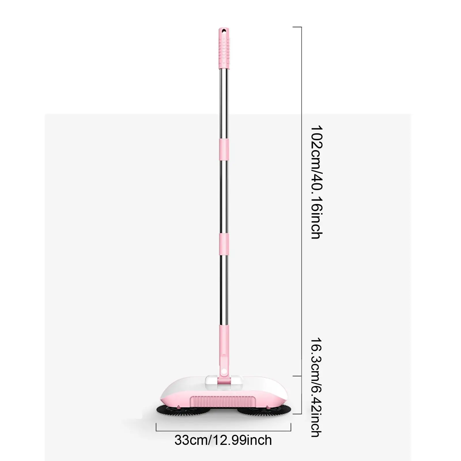 Handschubkehrmaschine, leichter Kehrmopp für Marmor, Hartholz, Holzböden