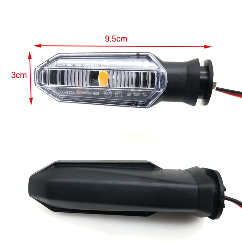 Motorcycle Turn Signals Light Flashing Blinker for Honda CB125R CB250R CB300R CB650R CBR650R ADV150 ADV350 SmokedJAS