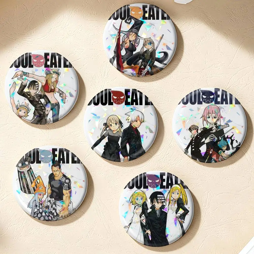 Soul eater Manga   75mm 44mm 25mm Brooch Backpack Hat Pins Accessories Toys Badge