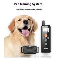 500m Dog Training Collar Training Behavior Aid, with Remote Rechargeable E-Collar for IP67water proof All Breeds