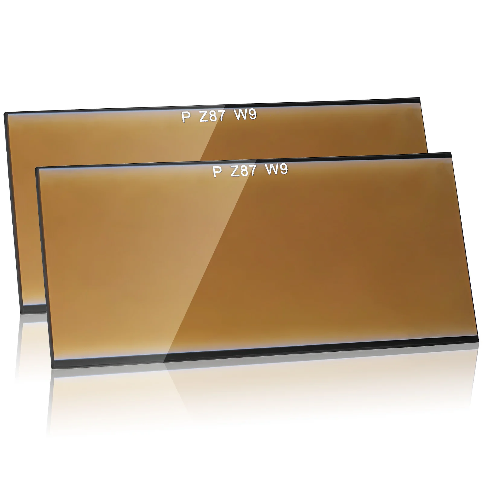 2 Pcs Long Gold Welding Hood Fastener Lens Glass Accessories Dust Goggles