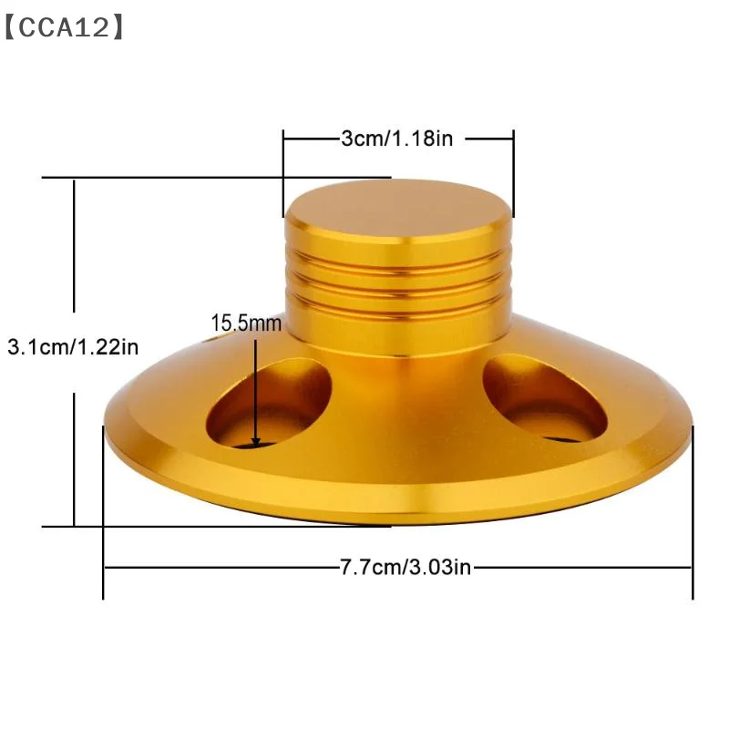 〔CCA12〕Ciężarek do płyt winylowych, stabilizator do gramofonu, redukuje szumy tła, uchwyt obciążający do gramofonu, prasa do płyt