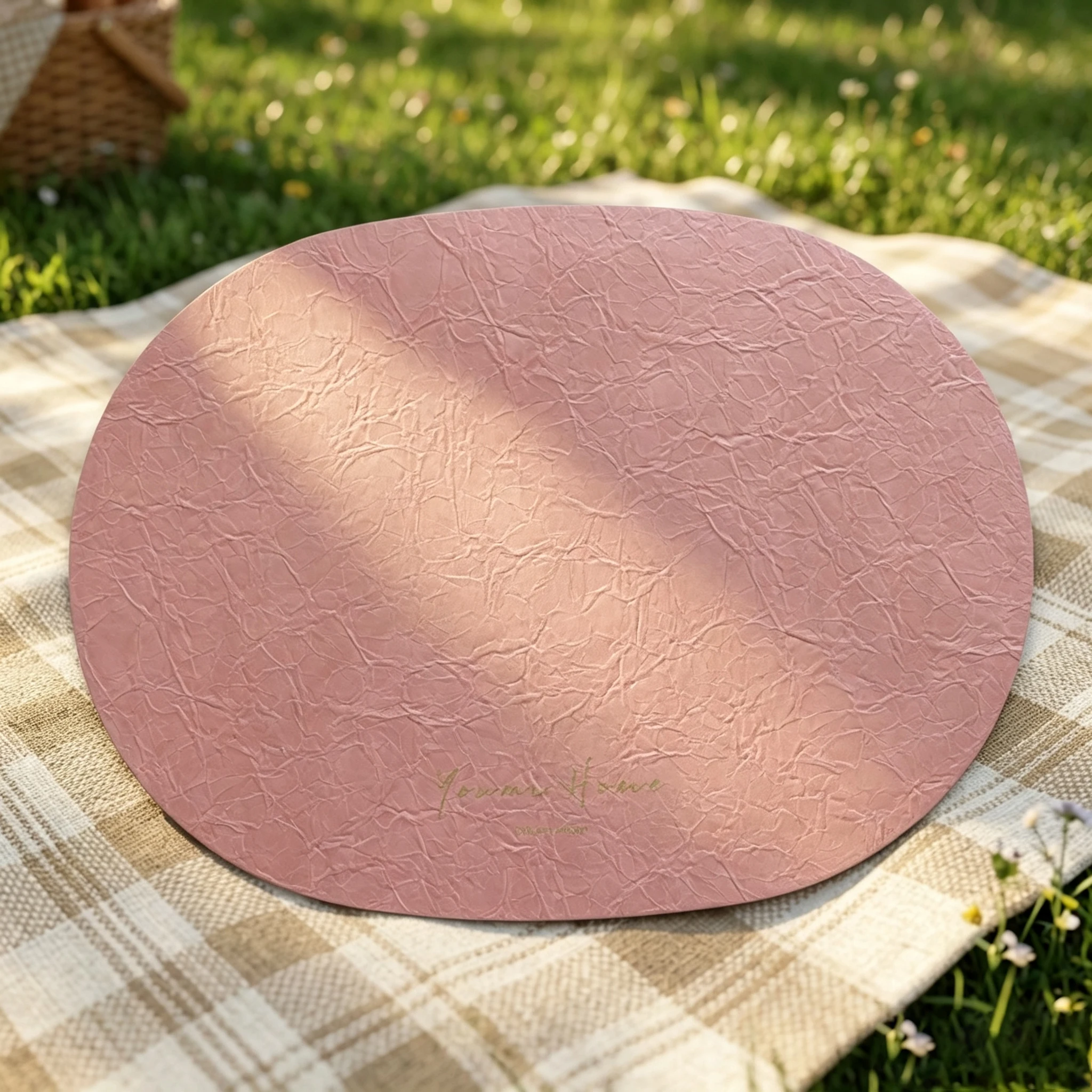 4/8/12pcs Nordic Pu Leather Oval Table Placemat with Water Repellent Heat Resistant Non Slip for Home Hotel Table Setting