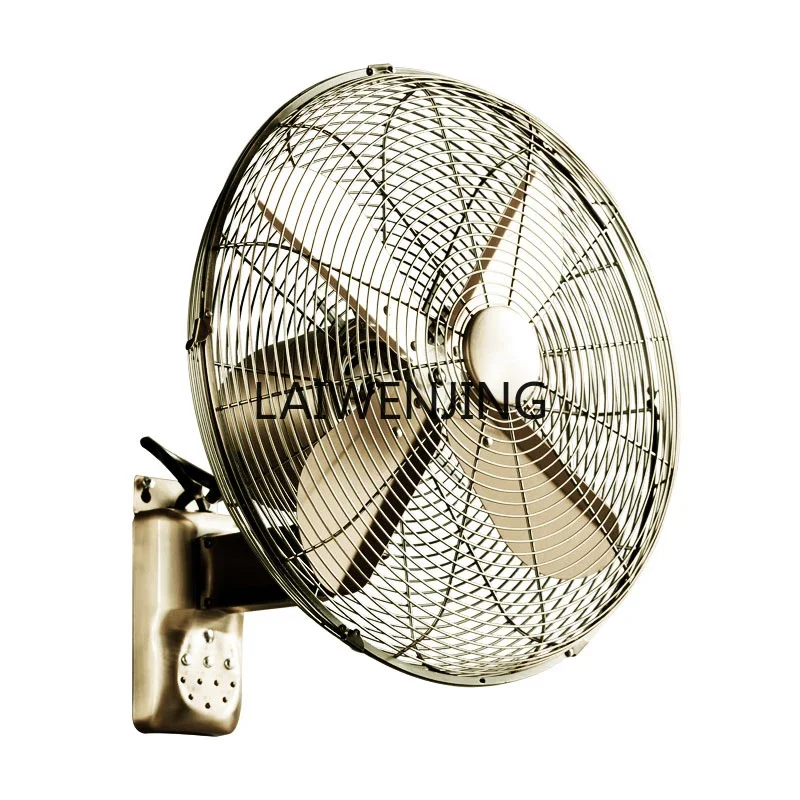 MJY wall fan commercial hanging wall fan large wind wall hanging retro metal electric fan