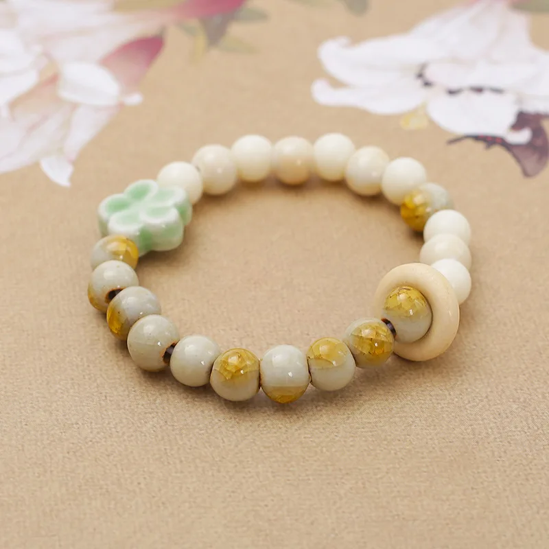 New Fresh Ceramic Bracelet for Female Students Simple and Versatile Ceramic Jewelry Bracelet
