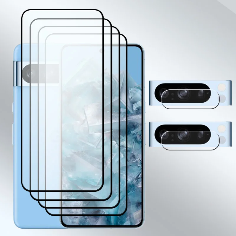 

Upgrade Full Cover Glass For Google Pixel 8Pro Screen protector 9H Anti-Scratch Front glass Pixel 8Pro Soft lens film