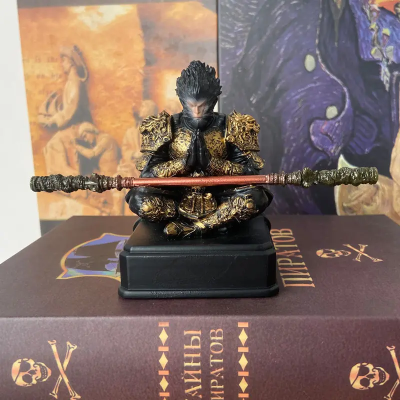 Black Mythology Wukong Handmade, Surrounding Qi Tian Da Sheng Tian Ming Ren Game Desktop Workstation Ornament Mode