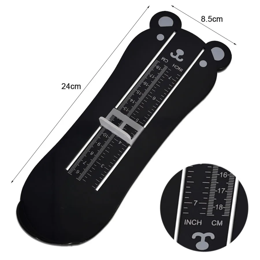 Foot Measuring Device Family Shoe Feet Measure Ruler Sizer for All Sizes Infants Kids Men Women Adults US Standard Shoe Size