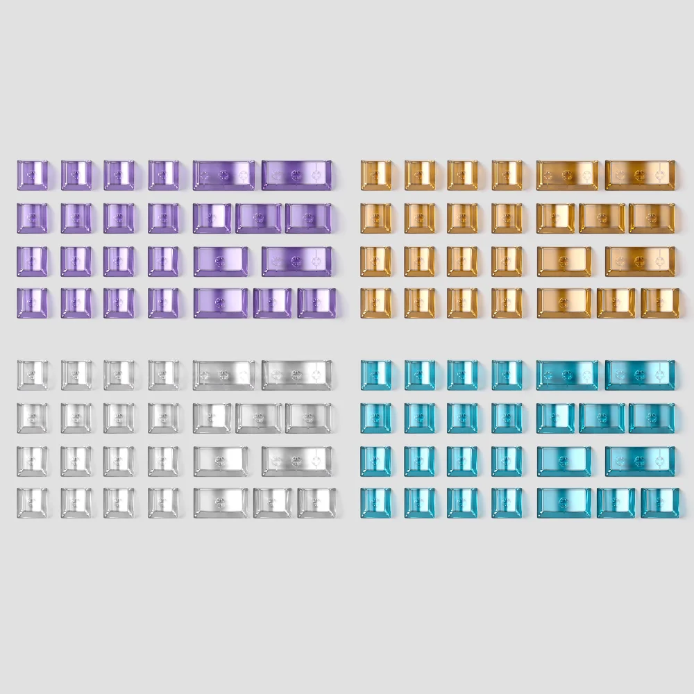 

Key Cap Set PC 26 Key Cherry Transparent Non-letter Key Cap Replacement Keys for 60/84/98/108 Mechanical Keyboards