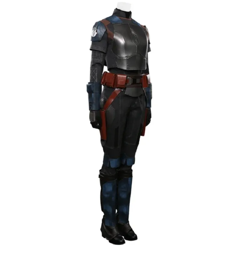 S2 Bo-Katan Kryze คอสเพลย์เครื่องแต่งกายสีดํา Tank Top กางเกงเครื่องแต่งกายฮาโลวีน Carnival ชุดผู้ใหญ่