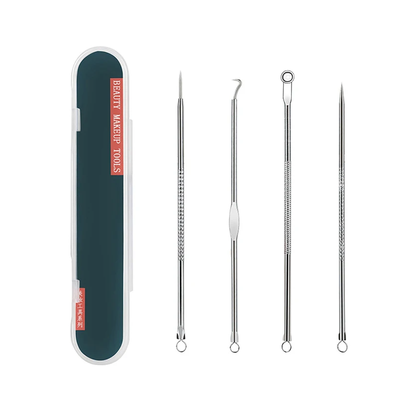 4Pieces xiaomi Acne Needle Set Home Facial Beauty Makeup Tools Beauty Salon Going Acne Going Blackhead Picking Pimple Needle