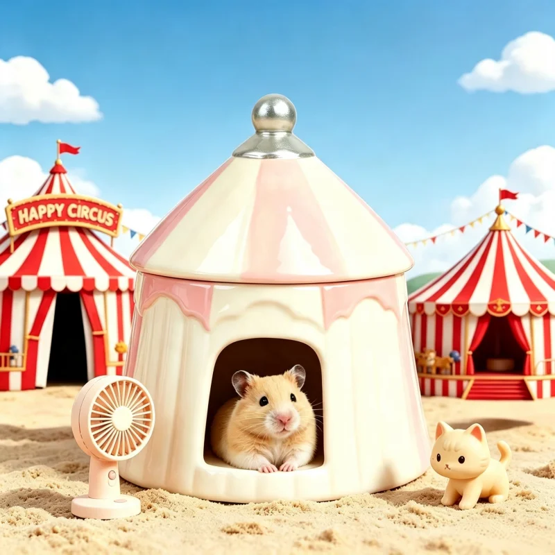 New Cute hamster house for rats small pet items ceramic cage for hedgehog hamster cage for a rabbit pet products chinchilla