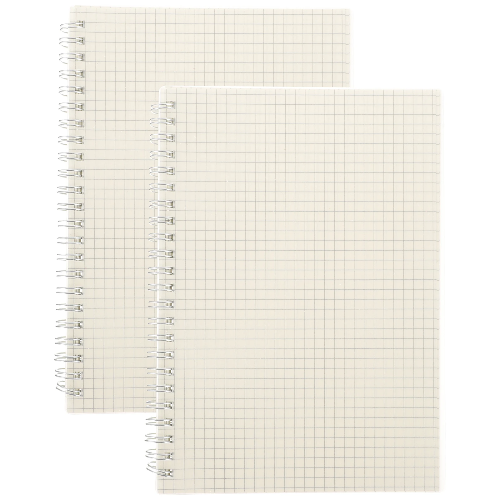 

2pcs Graph Paper Spiral Notebooks Math Engineering Grid Journal Note Books Notepads Students Daily Notebooks Printing Scrapbook