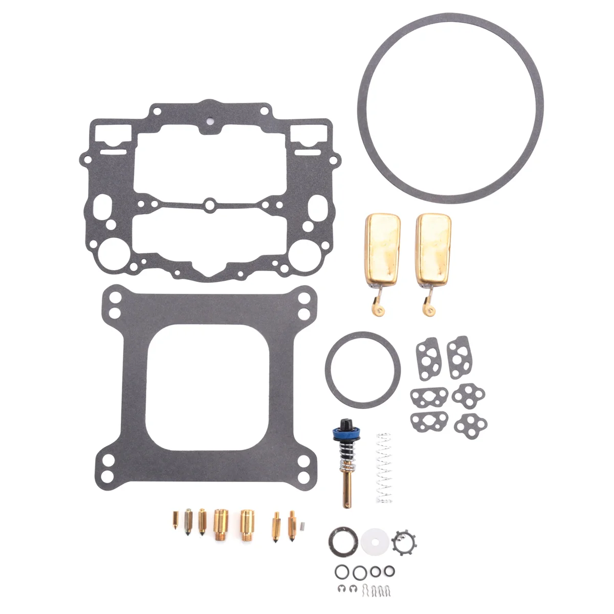 Carburetor Kit for Weber Marine W-4 BBL Mercruiser 809064 with Floats 8M0120193