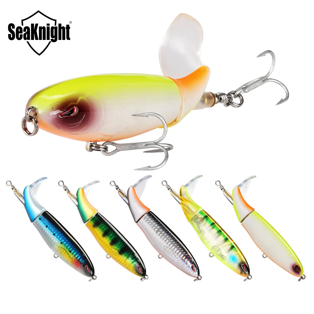 

SeaKnight Brand SK050 Series Topwater Bait 13 г 9 см Жесткая рыболовная приманка Рыболовная приманка 5 шт.