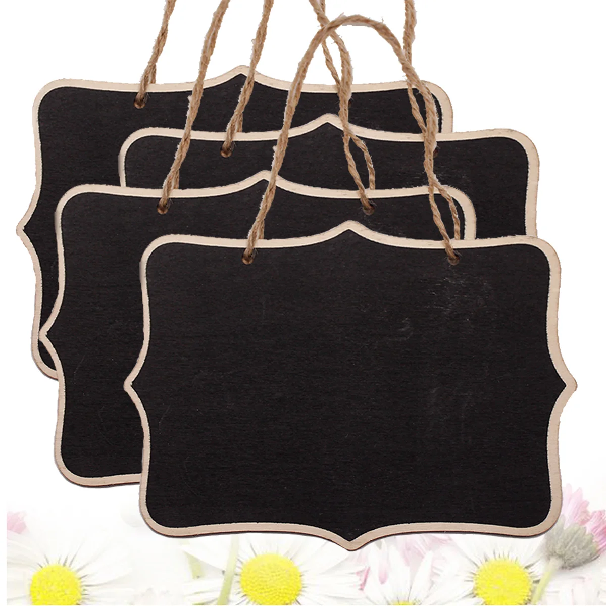 Chalk Board Markers Chalkboard Labels Blackboard Mini Signs Tags Multipurpose Chalkboards Wooden Hanging Child