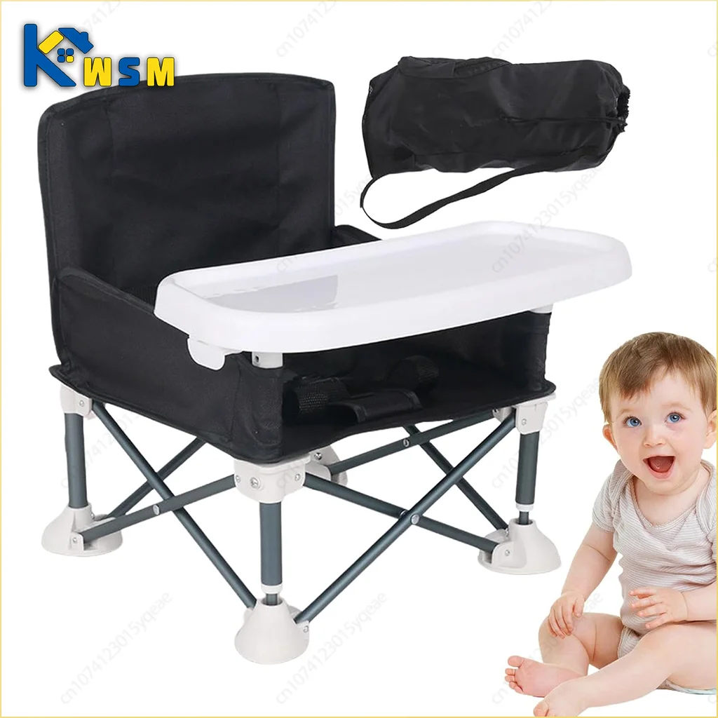 Baby Dining Chair Foldable Portable Baby Chair Dinner Table and Chairs Children Folding Dining Chair Feeding Chair Baby Chair