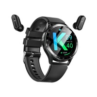 Smart watch tws 2-in-1 bracelet heart rate blood pressure health monitoring earphone exercise