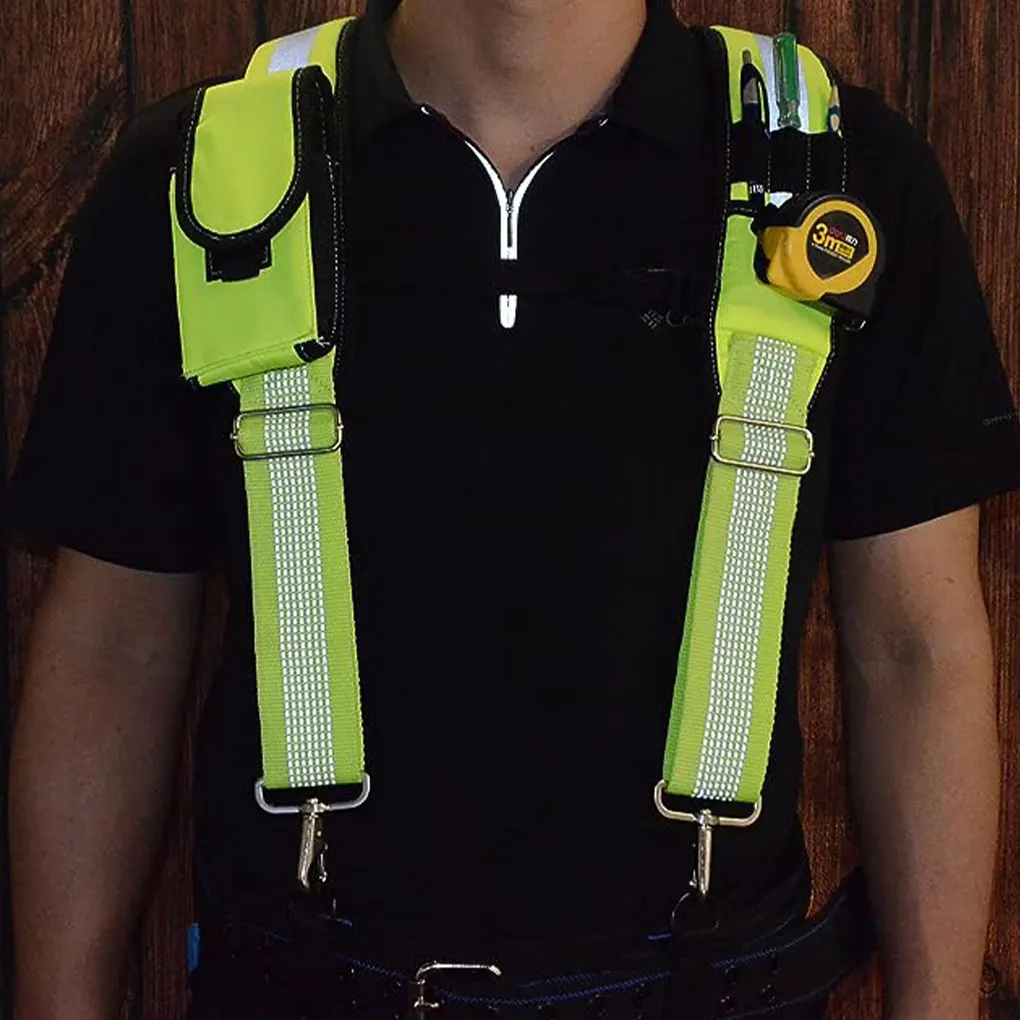 Carpenter Tool Belt Suspenders Heavy Duty And Adjustable Straps For Comfortable Support Durable