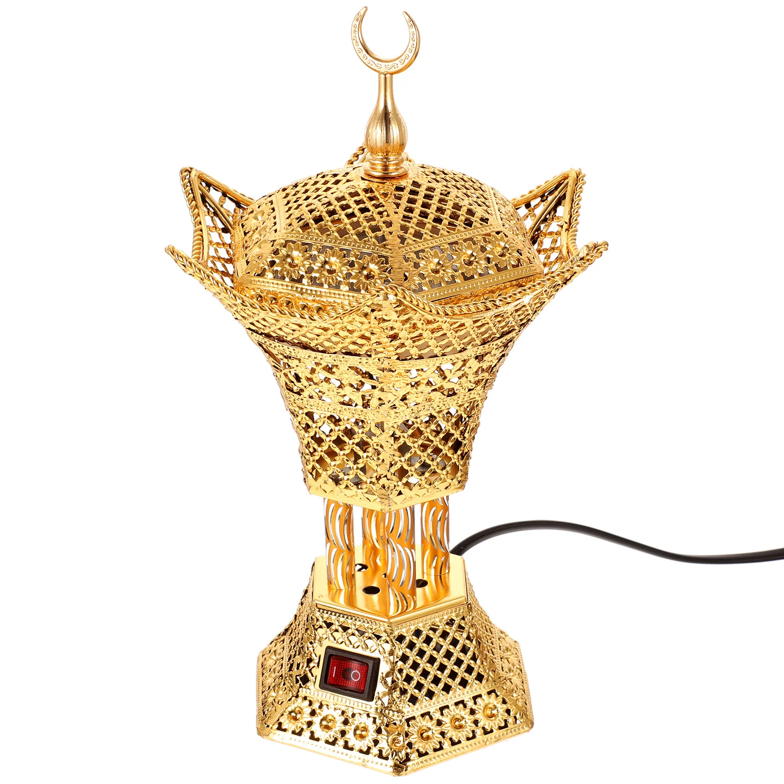 

Electric Incense Burner Holder Aromatic Ornament Perfect Gift Oriental Decor Eu Plug Electric Incense Burner Censer Holder