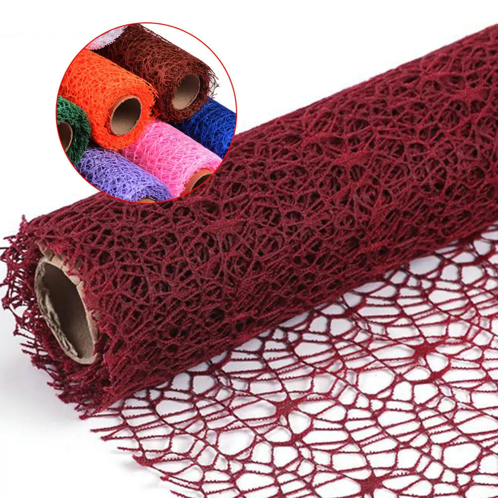 

Jacquard Gauze Roll for Gift Wrapping DIY Hanging Decor Craft Mesh Net Curtains Backdrops Party Wedding Baby Shower School