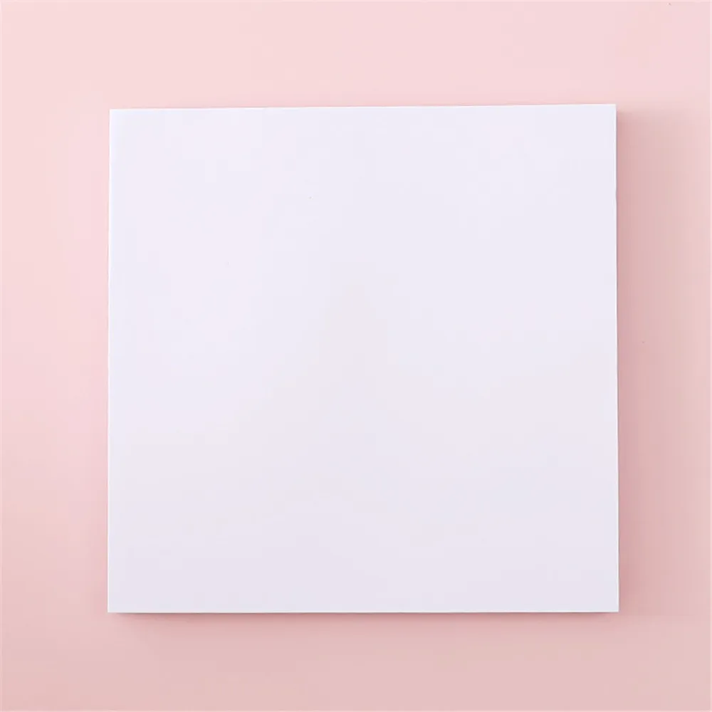 80 Sheets Blank Grid Sticky Note Notepad Portable Bookmark Memo Pad for Making Notes Planning Notepad Office Kawaii Stationary