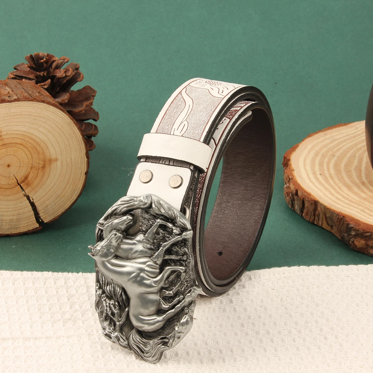 حزام خصر من البولي يوريثان مع مشبك معدني منقوش بطول قابل للتعديل حزام خصر للرجال والنساء تنورة جينز معطف ديكورات حزام الخصر