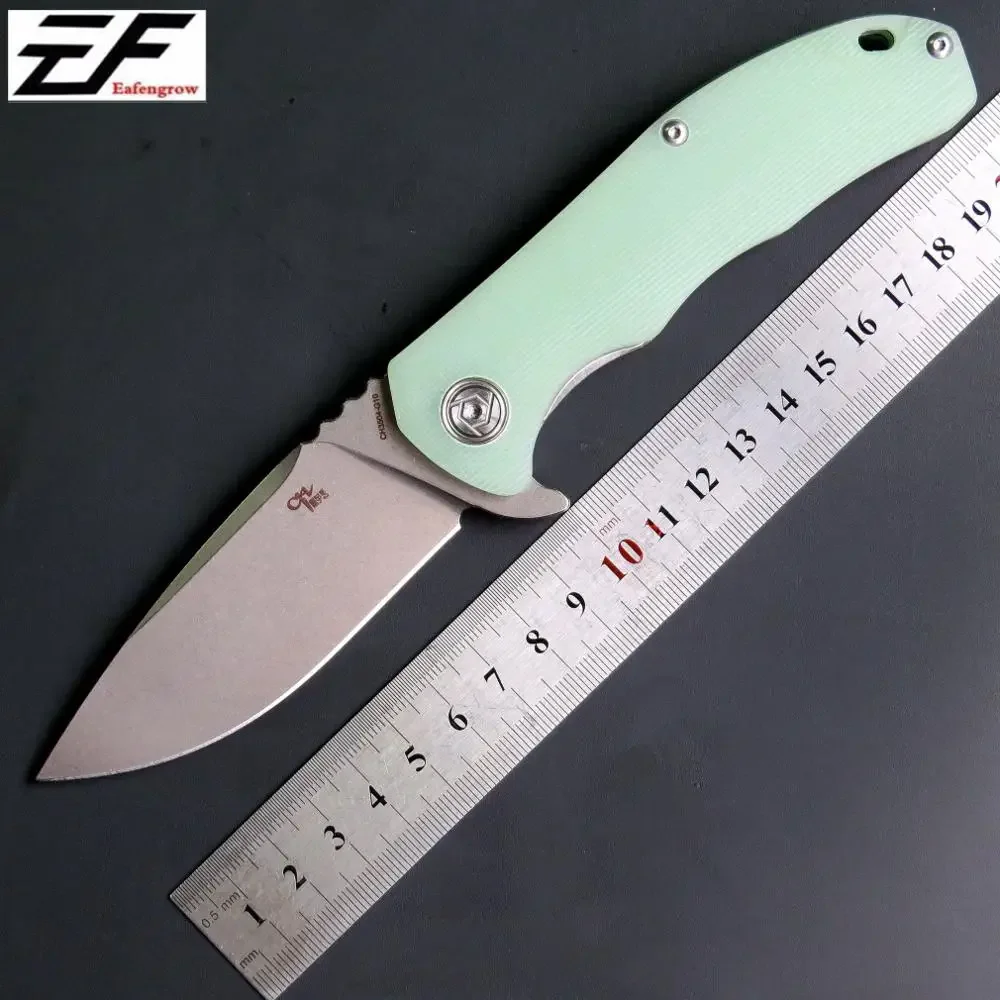 High quality CH3504 Folding Knife D2 Steel Blade G10 Handle Outdoor Camping Knives Portable Tactical Tool knives